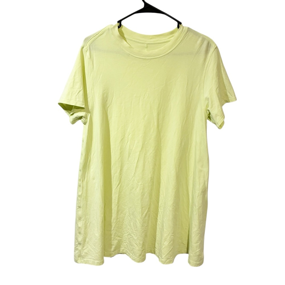 Lululemon All Yours Tee Dress Crispin Green Pima Short Sleeve T-shirt